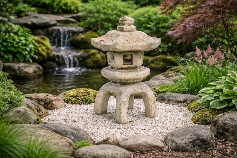 Solid Rock Stone Works Japanese Lantern