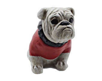 Solid Rock Stoneworks Sm Ga Bulldog- 8in Tall- Lifelike