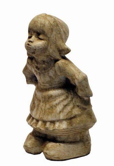 90s Ireland製 Hand Made Statue Solid Rock Stoneworks Dutch Girl- 14in Tall- Buff - Etsy