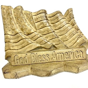 Solid Rock Stoneworks God Bless America- Desert Sand Brown