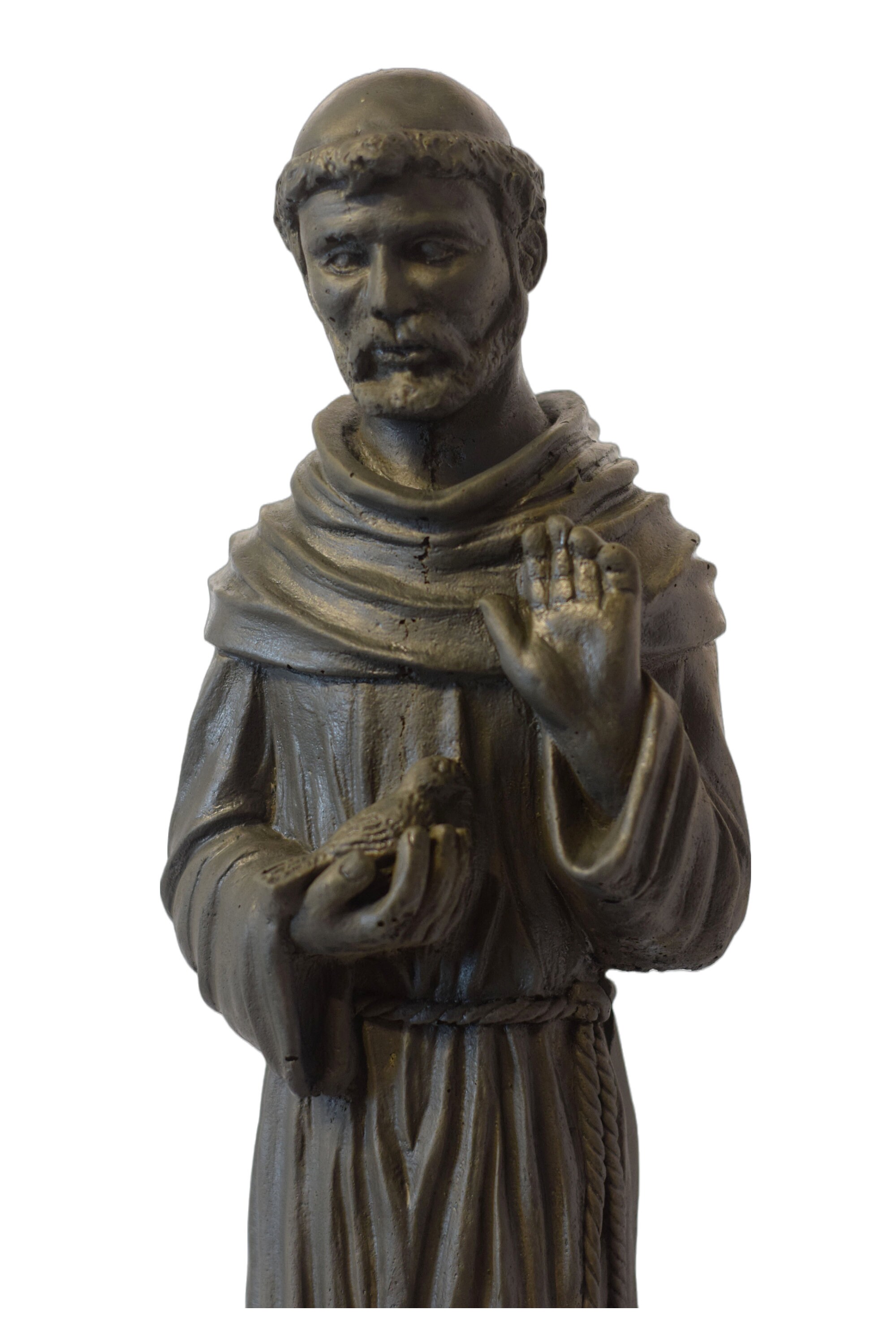 Saint Rocks Solid Rock Stoneworks St Francis on Rock Base- 25in Tall- Slate - Etsy