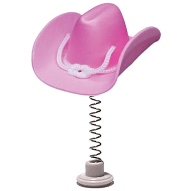 Tenna Tops Pink Cowgirl Hat Car Antenna Topper / Auto Mirror Etsy