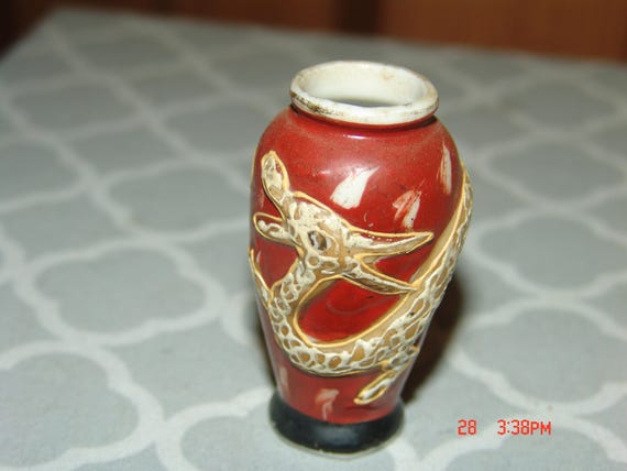 Mini Vase Made In Occupied Japan Etsy