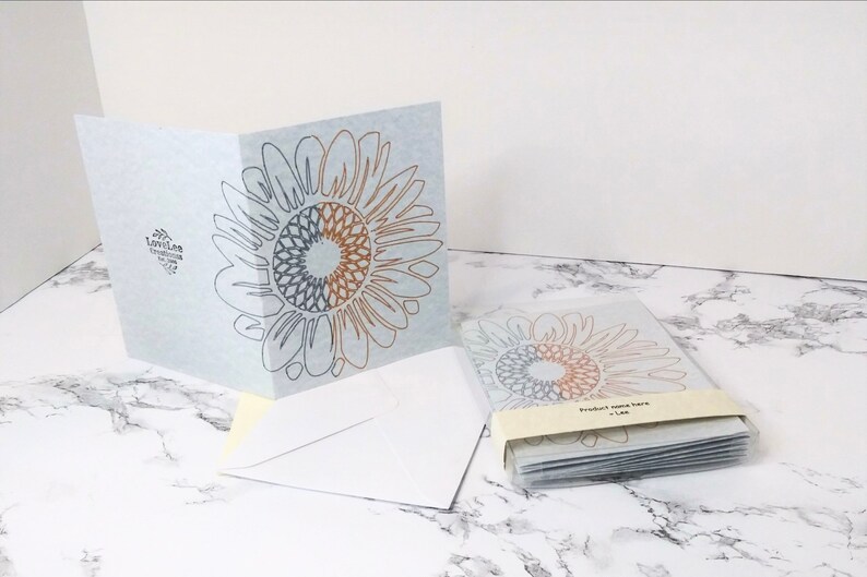 sunshine notes sunflower blank cards stationery set letter writing best friend birthday gift for her pen pal gifts flower notecards