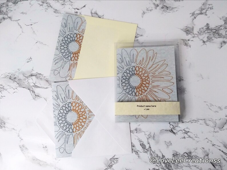 sunshine notes sunflower blank cards stationery set letter writing best friend birthday gift for her pen pal gifts flower notecards