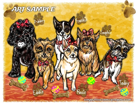 BRUSSELS GRIFFON CHARMING DOG GREETINGS NOTE CARD TWO BEAUTIFUL DOGS AND BOOK