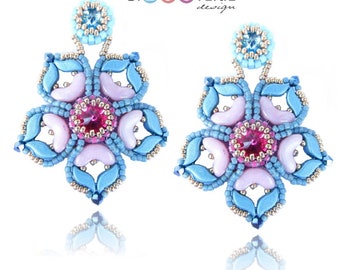 THEMA set - instant download beading pattern with Arcos par Puca and StormDuo beads