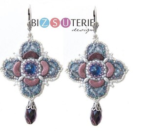 Imbo necklace and earrings - instant download beading pattern