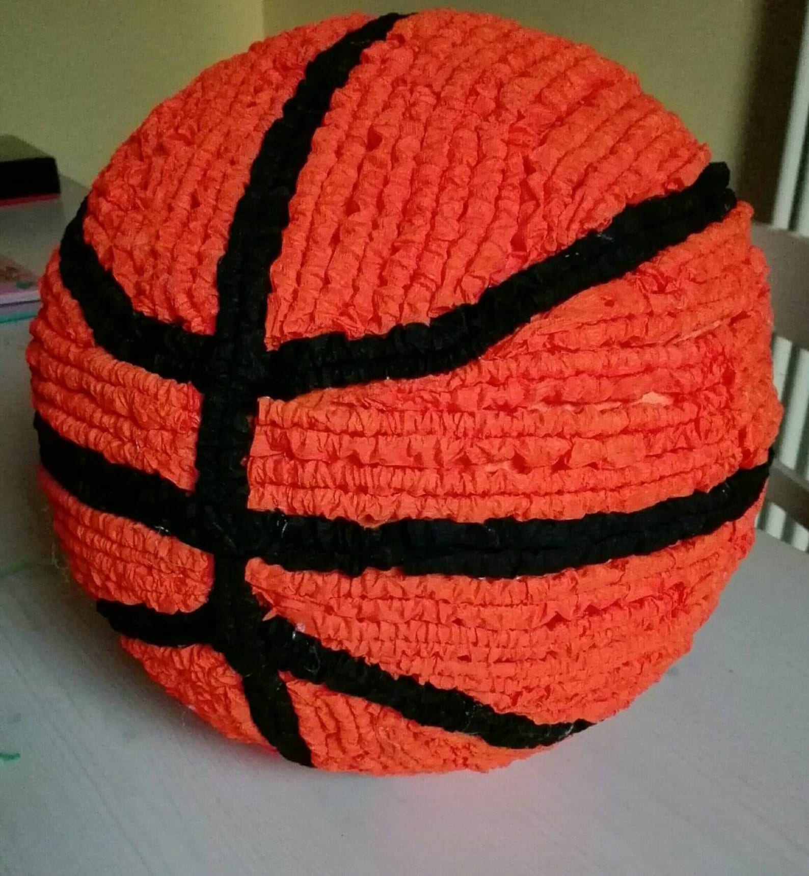 BASKETBALL PINATA Basket Pinata Basketball Pinata Round Etsy