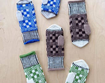 Rut Mittens (EN) - Engelska - Mönster för vantar - Handschuhe - Stickning - Omedelbar PDF Ladda ner