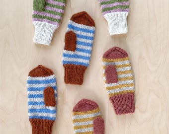 Randvanten (SE) - Vantmönster på svenska - Scrap Yarn Stickning - Instant PDF Download