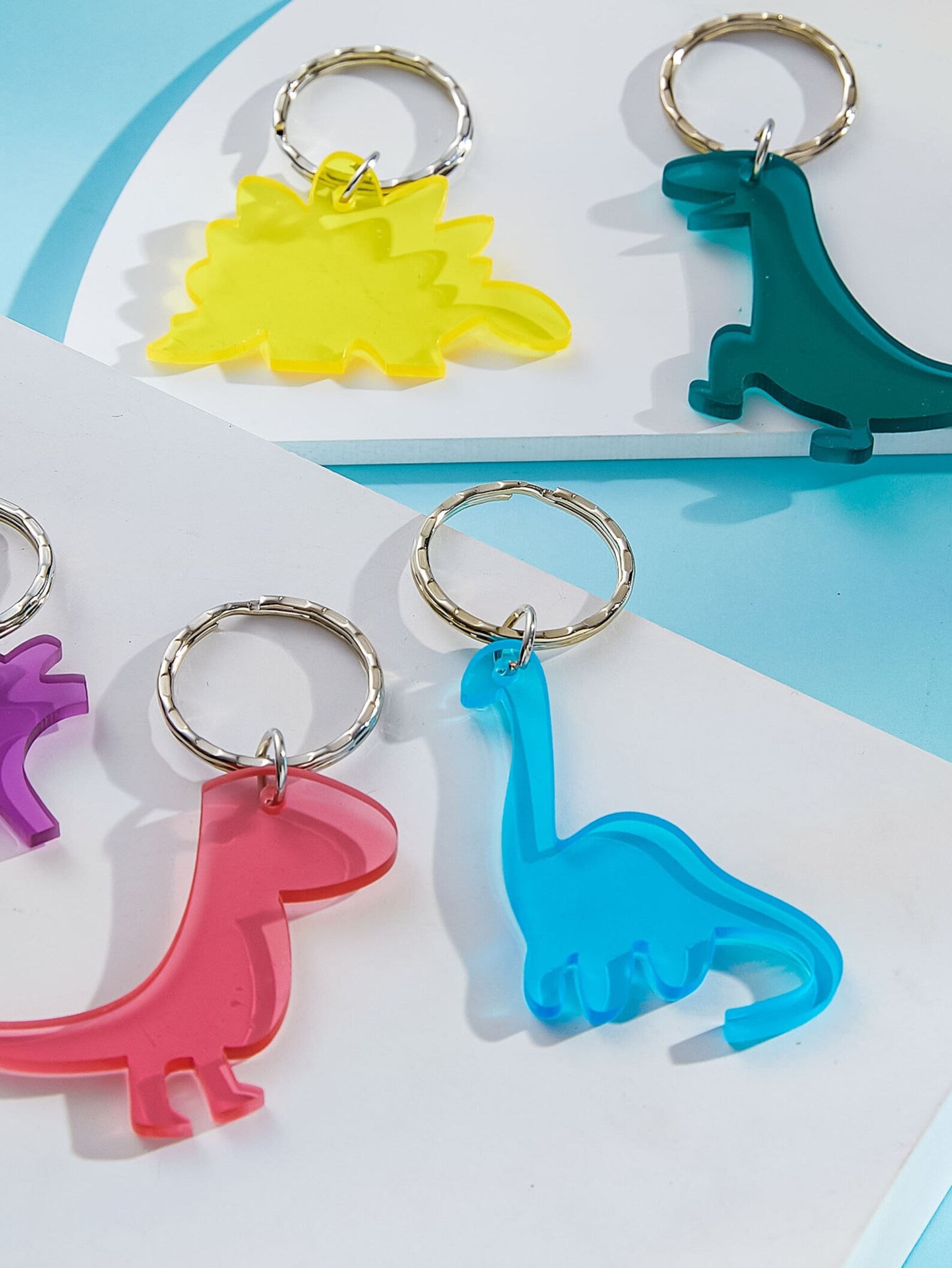 Dinosaur Resin Keychain Keychain Accessory Shrinky Dink Etsy