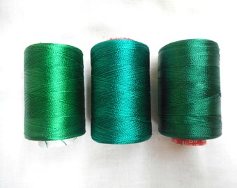 Cross Stitch Thread Hand Dyed by TheThreadGatherer Canvas Work and Needlepoint. Embroidery Floss OL 016 Seafoam Green Oriental Linen