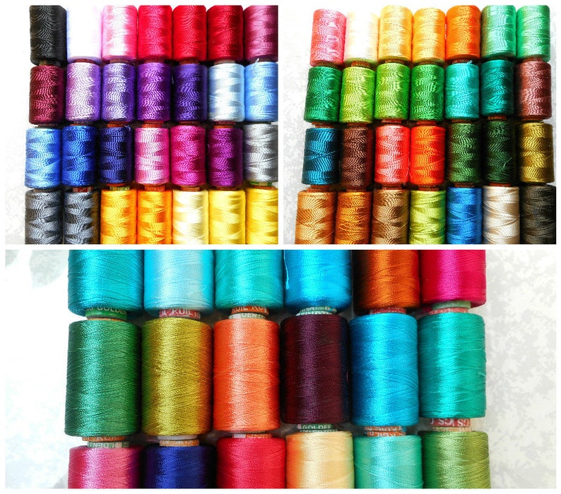 45 Hilo de rayón viscosa / Hilo de seda artificial / Hilo de Etsy