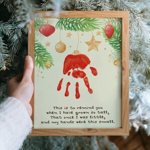 Christmas Handprint Craft Christmas Crafts for Kids Christmas
