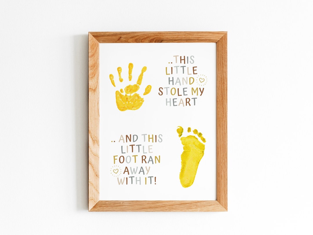Handprint Art Craft / Love Valentines Day / Kids Baby Kids Child DIY