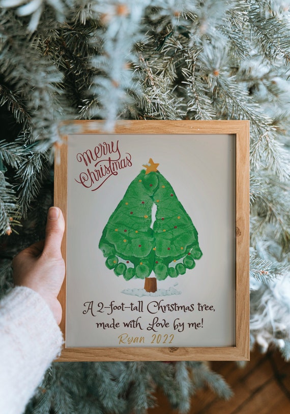 Footprint on sale christmas tree