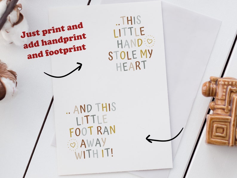 Handprint Art Craft / Love Valentines Day / Kids Baby Kids Etsy