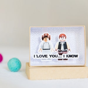 Valentines gift for boyfriend. Star Wars Valentines Card . Star Wars love message . Valentines Card for man