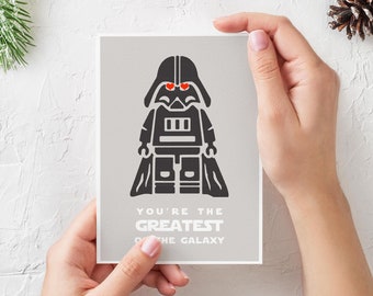 valentines gifts for nerds - starwars valentines - valentinstagskarte darth vader Star Wars postkarte . valentines card starwars