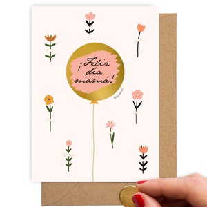 Tarjeta Día de la Madre ⎪Tarjeta rasca y gana original Felicitación  Dia de la Madre ⎪Regalo original Día de la Madre