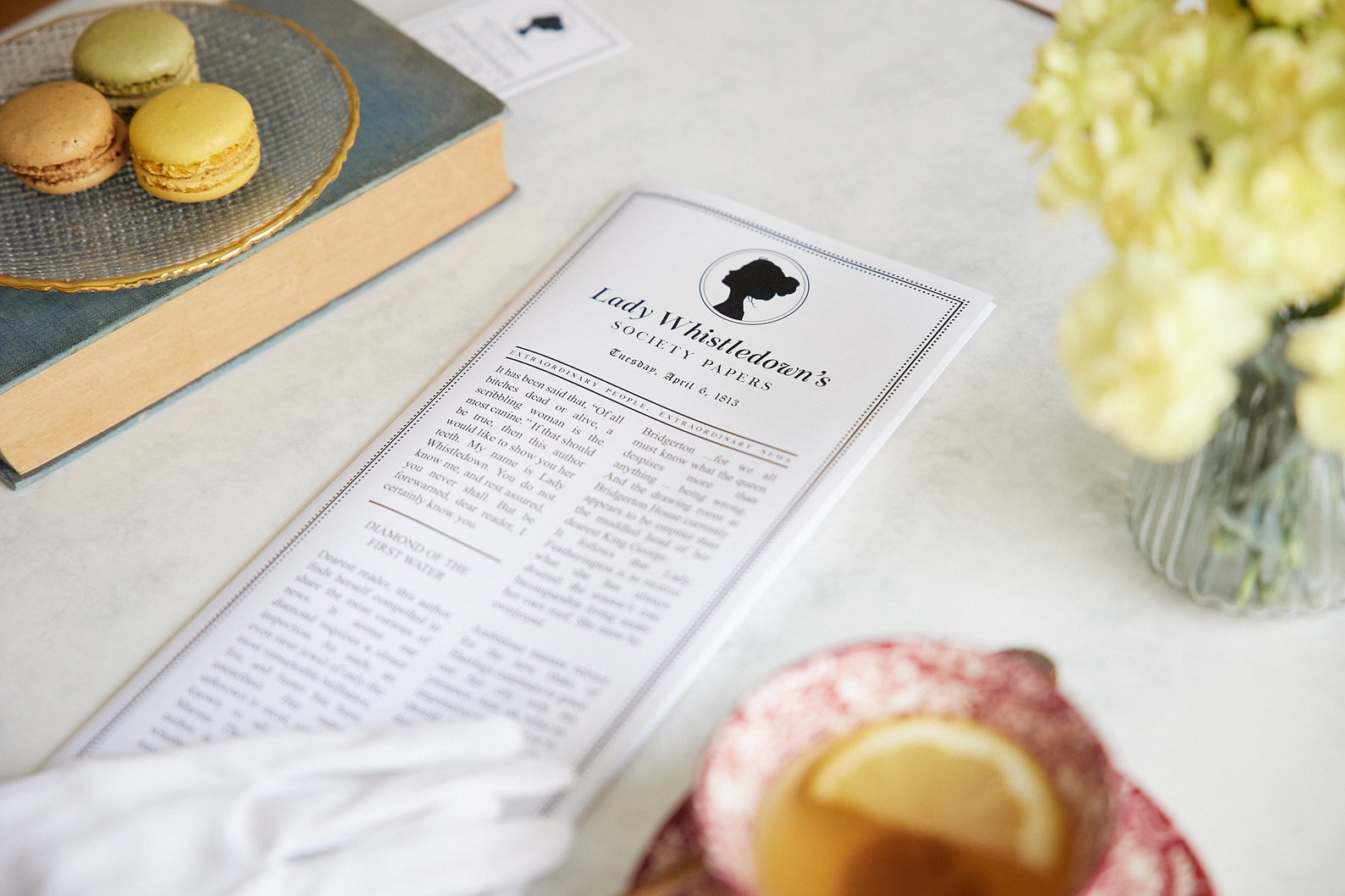 Lady Whistledown Society Papers Bridgerton Gift Diario Etsy