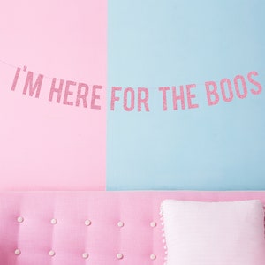 Halloween Banner . I'm Here for the Boos . Halloween party decorations, Halloween decor . Chic celebration .
