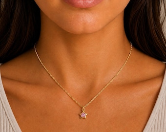 The Timeless Collection - Gold Star Charm Necklace