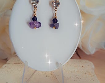 Precious Stone Earrings