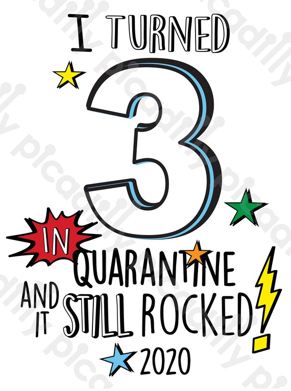 Download Boys 3rd Birthday In Quarantine Svg Kids 3rd Quarantine Etsy