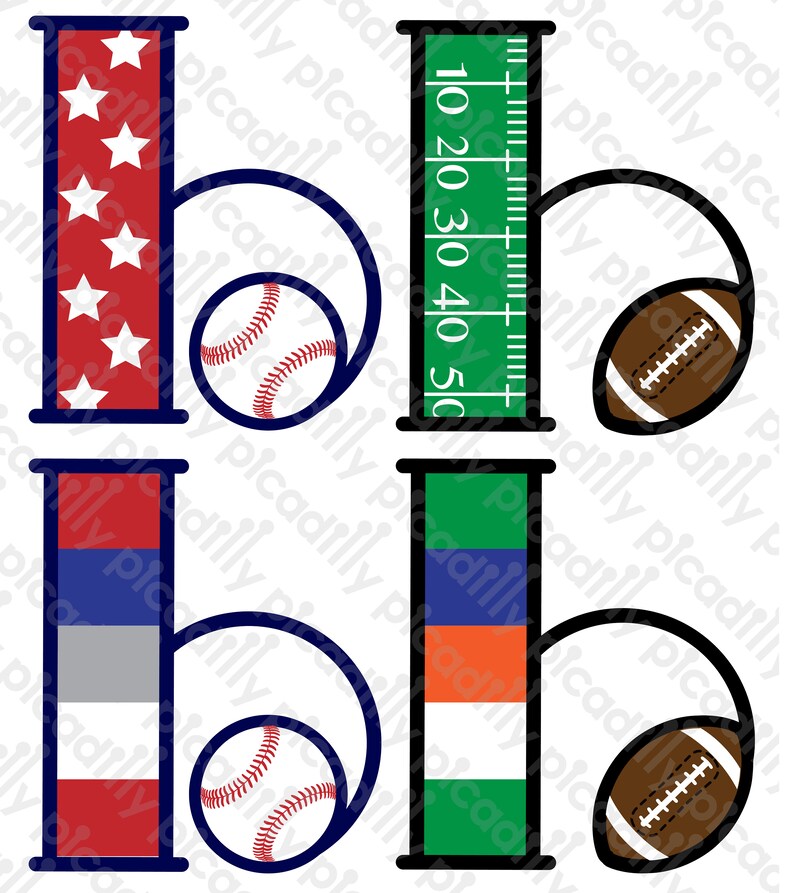 Download Clip Art Sports Font Svg Sports Letter B Svg Baseball Monogram B Football Monogram B Sports Clipart Sports Birthday Svg Png Pdf Initial B Svg Art Collectibles