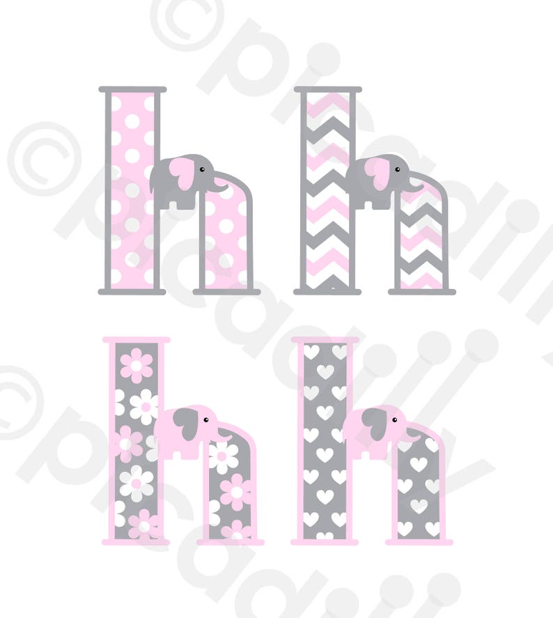 Free Free 175 Monogram Baby Elephant Svg SVG PNG EPS DXF File