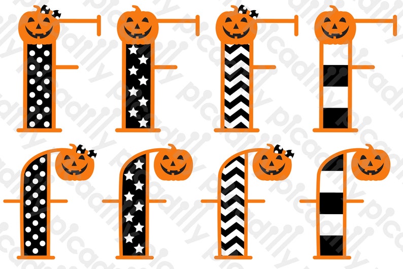 Halloween Font SVG Pumpkin Monogram Svg Letter F Kids ...