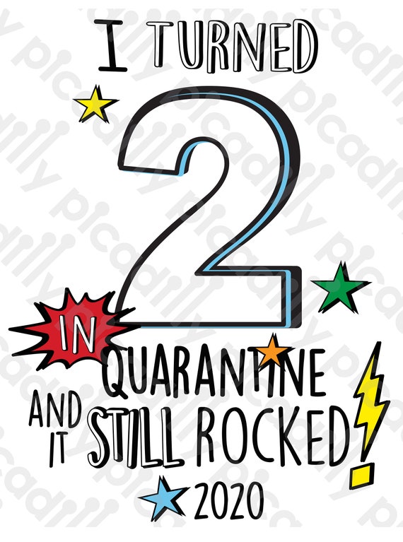 Download Kids 2nd Birthday In Quarantine Svg Boys 2nd Quarantine Etsy