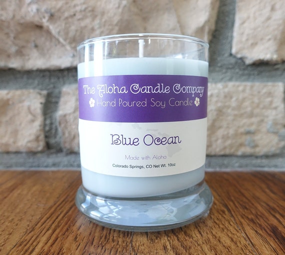 Soy Candle - BLUE OCEAN - 10oz