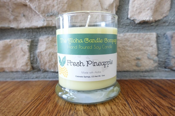 Soy Candle - 10oz -FRESH PINEAPPLE