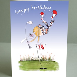 Fun Golf Card Bad Hair Day Etsy