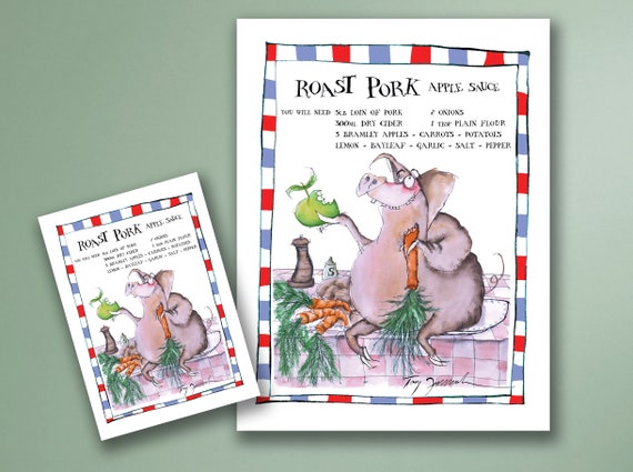 Roti Porc Cuisine Cadeau Imprimer Carte Gratuite Etsy Roti Porc Cuisine Cadeau Imprimer Carte Gratuite Etsy