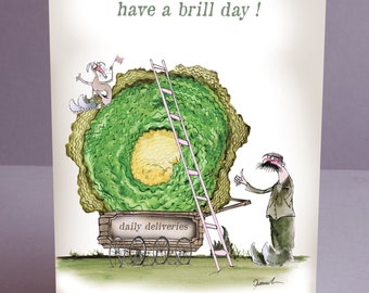 Have a Brill Day, fun fruit and veg cards by tony fernandes