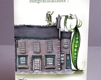 Congratulations, fun fruit and veg cards by tony fernandes