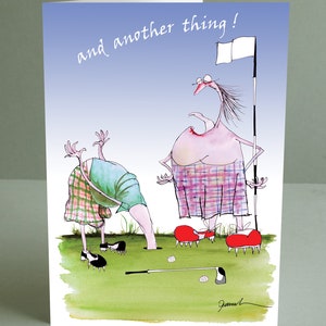 crazy golf card 'and another thing...!'