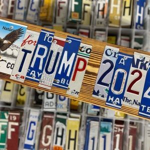 TRUMP 2024 License Plate Sign, Fast, FREE SHIPPING!!!