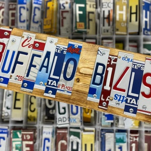 BUFFALO BILLS License Plate Sign, Fast, FREE Shipping!!
