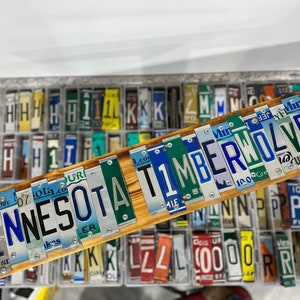 MINNESOTA TIMBERWOLVES license Plate Sign, Fast, FREE Shipping!!!