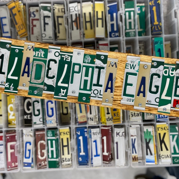 Philadelphia Eagles License Plate Etsy