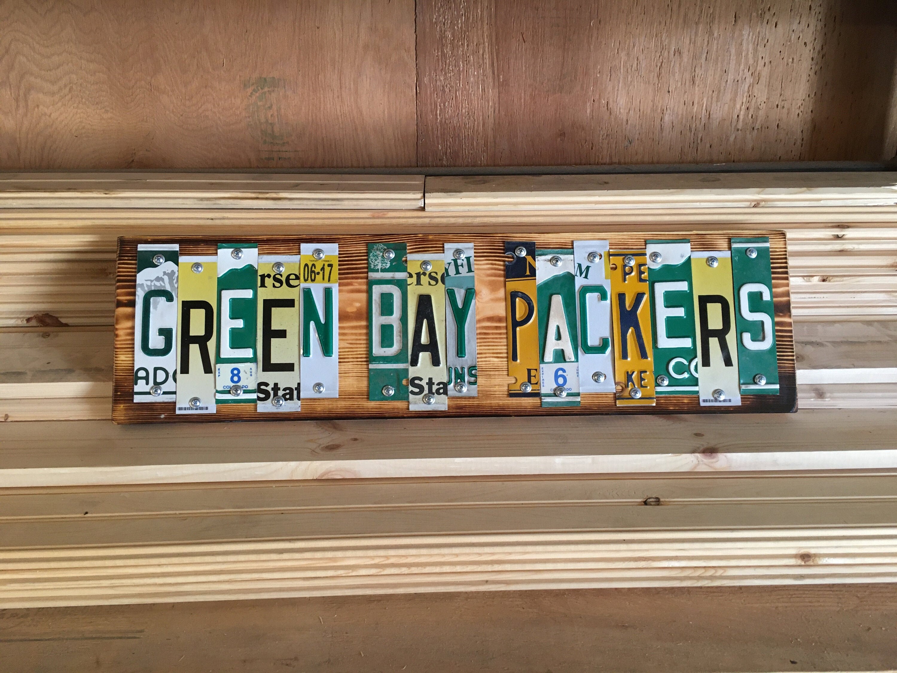 GREEN BAY PACKERS License Plate Art Fast Free Shipping Etsy