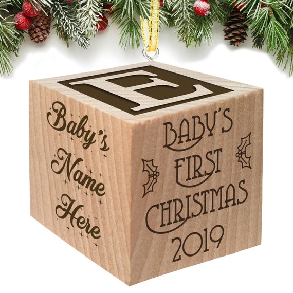 baby's first christmas 2019 ornament