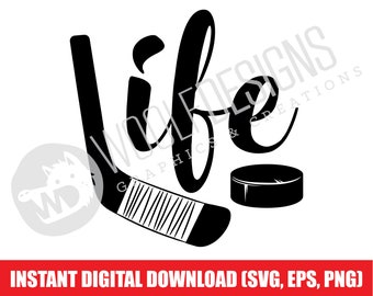 Life Hockey Archivo Digital Descargar SVG PNG EPS Script