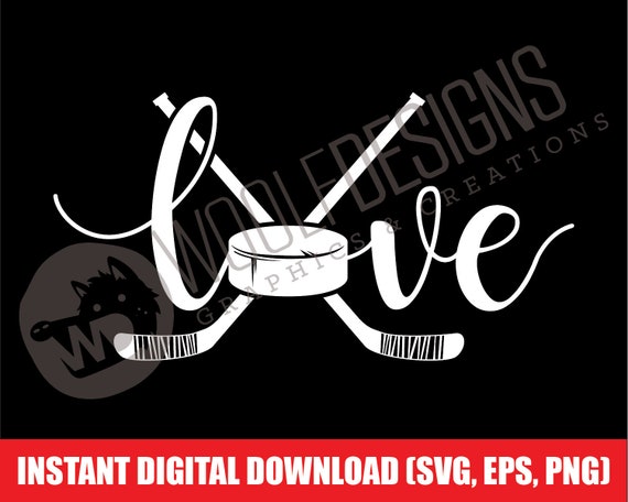 Free Free Love Hockey Svg 846 SVG PNG EPS DXF File