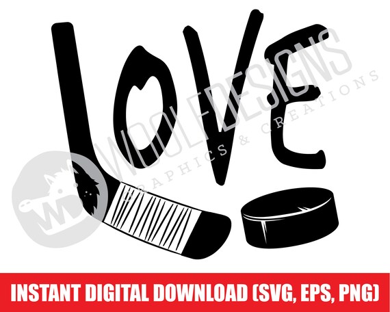 Download Love Hockey Digital File Download Svg Png Eps Etsy